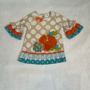 Emily Rose Pumpkin Dress/Tunic, Girls Size 4